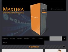 Tablet Screenshot of maxtera.com.br